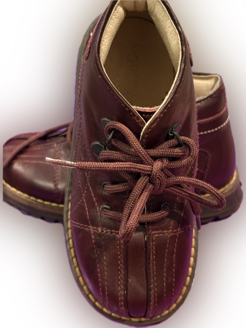 Vintage Nordstrom European Collection Toddler Leather Monkey Boots